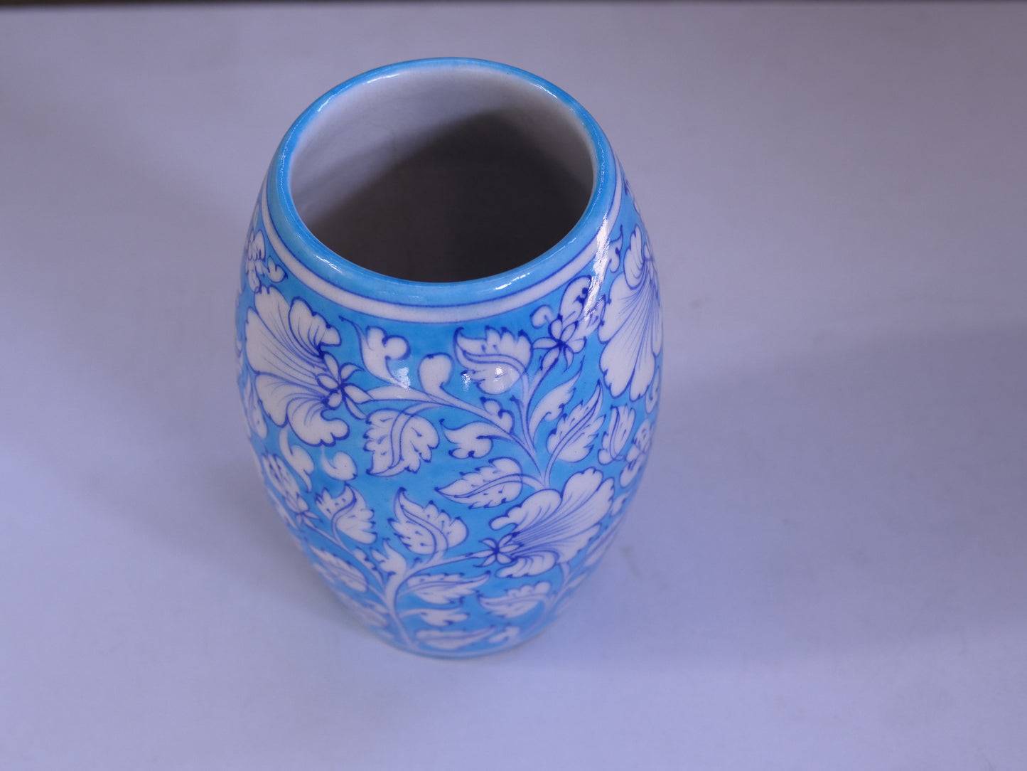 Blue Pottery Flower Vase:-2