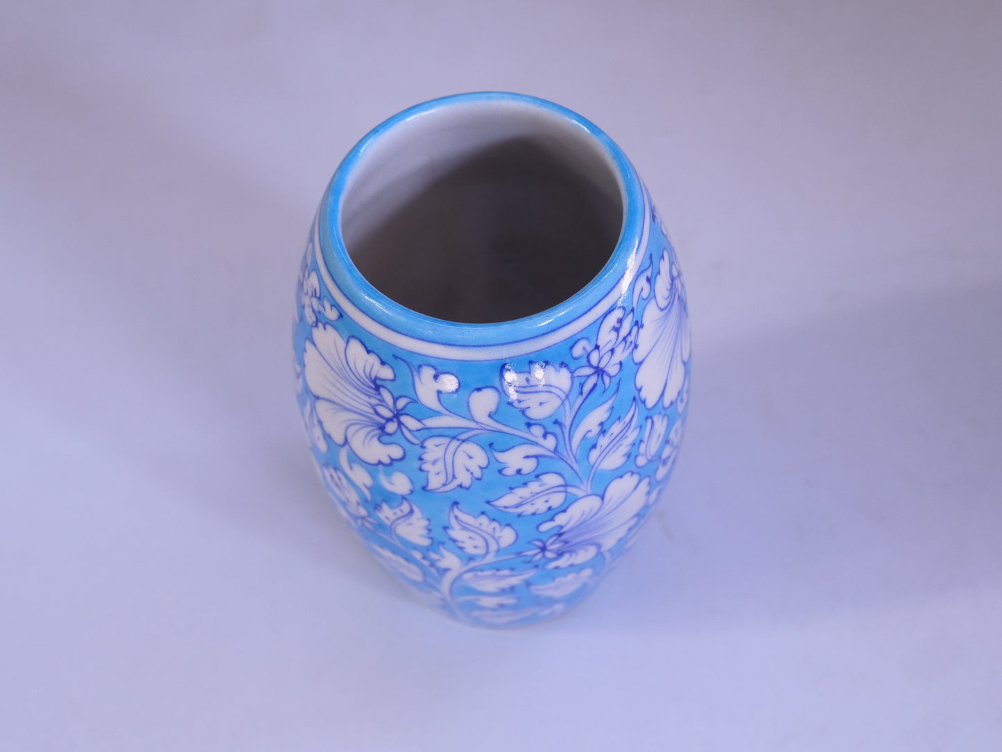 Blue Pottery Flower Vase:-2