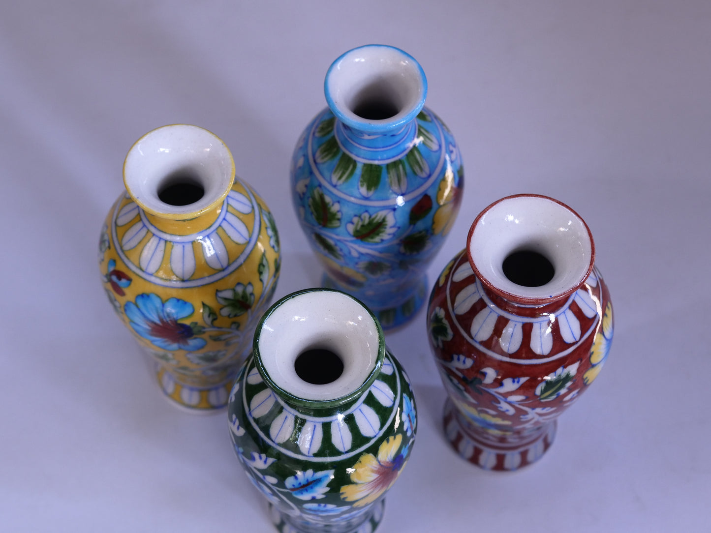 Blue Pottery Flower Vase:-3