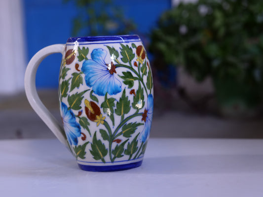 Blue Pottery Jug