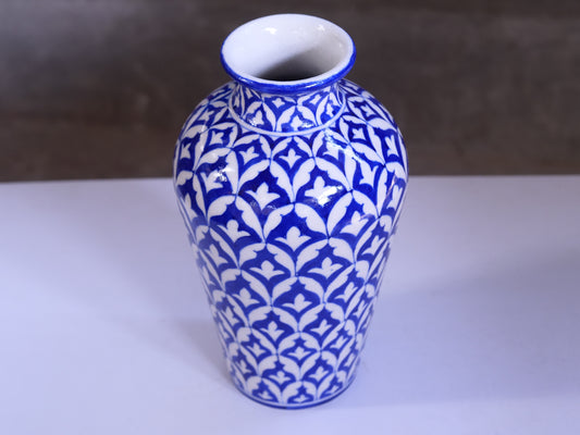 Blue Pottery Flower Vase:-6